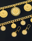 Set mit Lira Vergoldet - König Jewelry