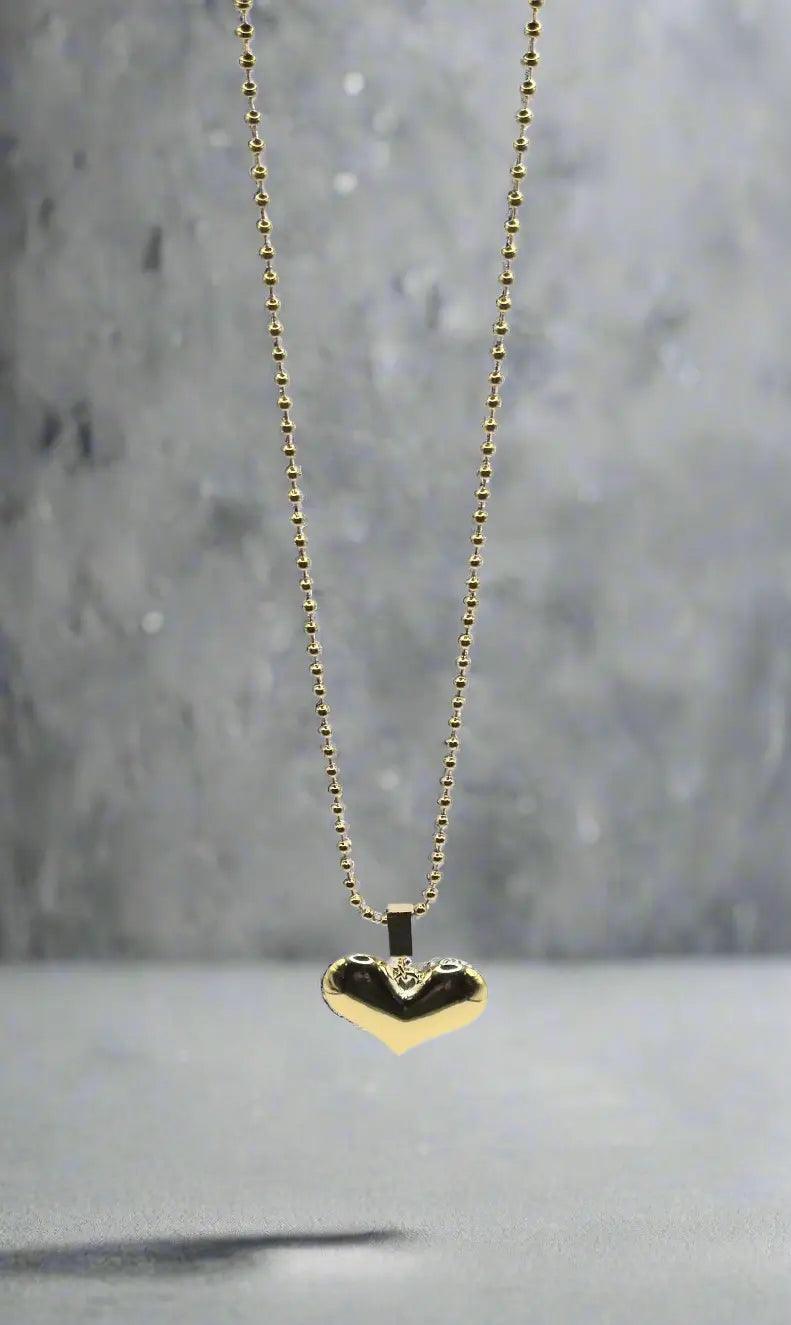 Halskette mit Herzanhänger - König Jewelry