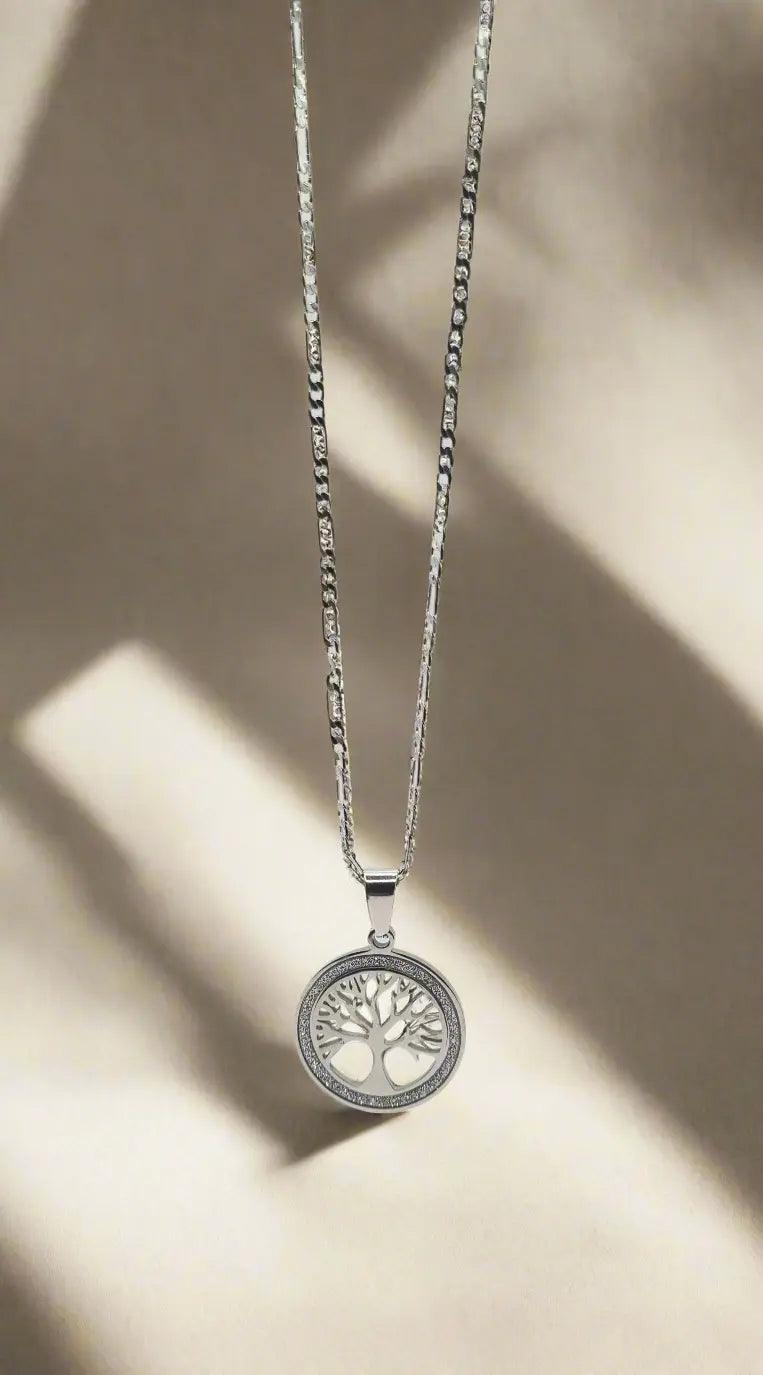 Halskette mit Winterbaum-Anhänger - König Jewelry