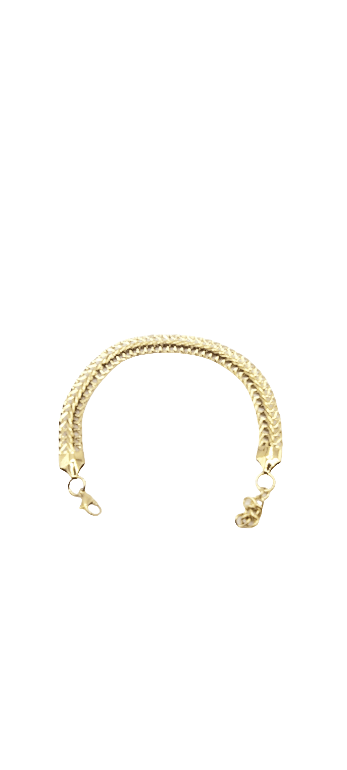 Vergoldet18K  Armband in Gold & Silber - König Jewelry