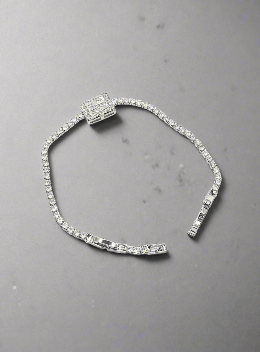 Vergoldet 18K Armband mit kleine Steine - König Jewelry